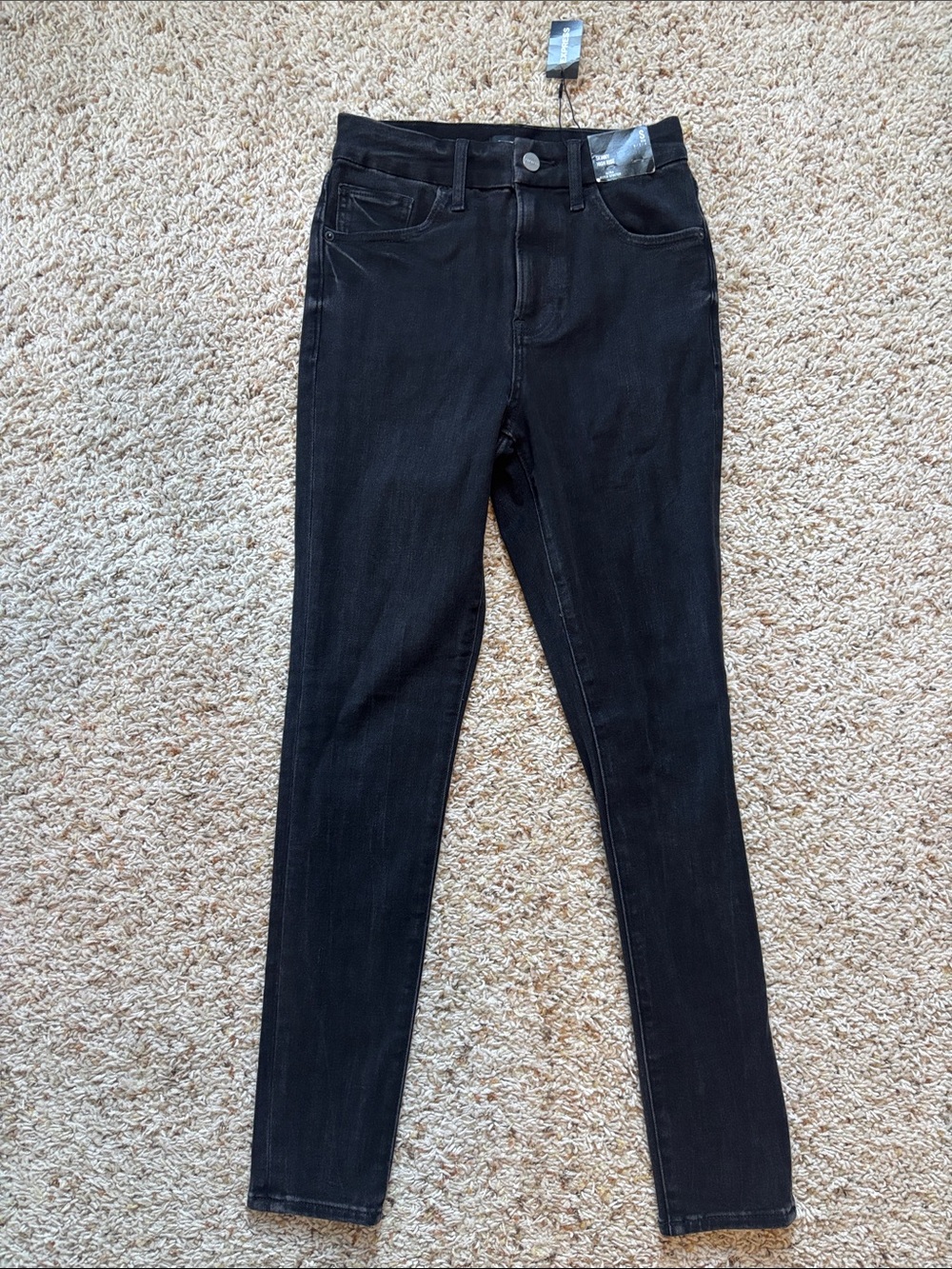 Women's Express Black High-Rise Ultra Hyper Stretch Skinny Jeans